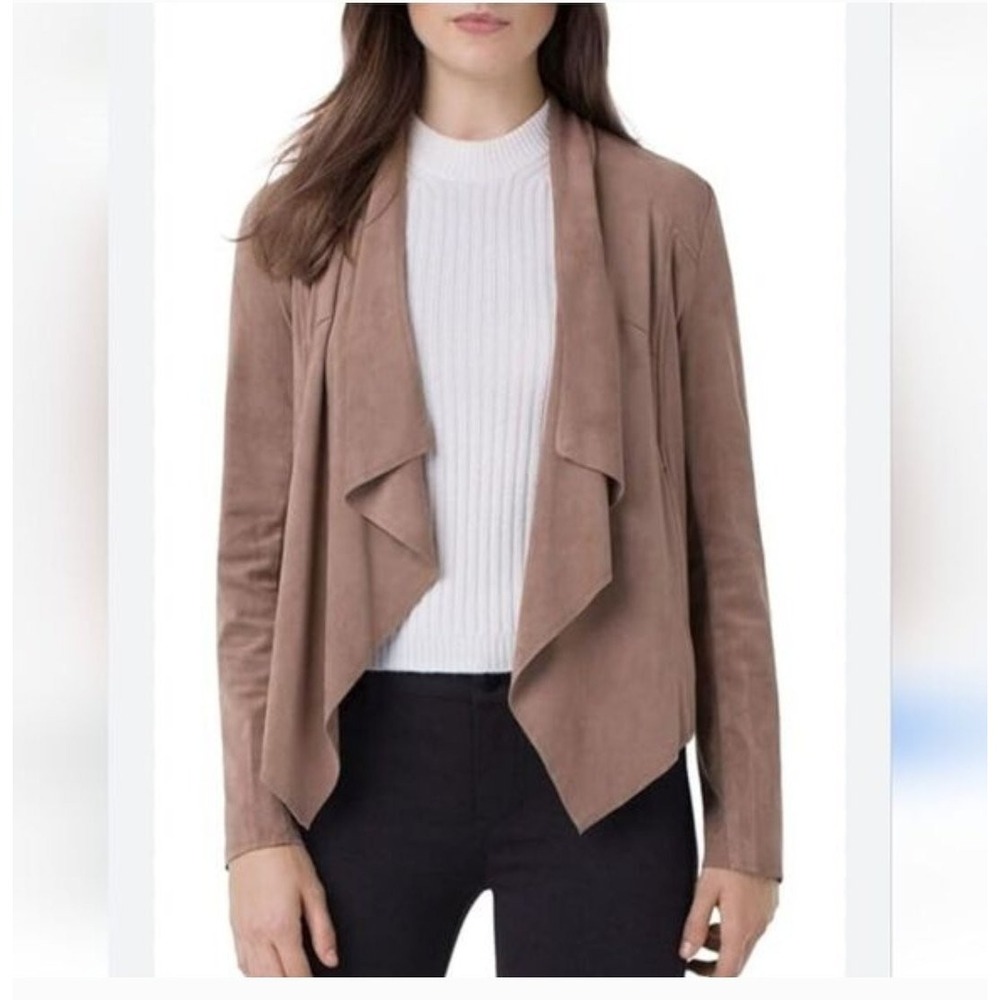 ASTR The Label Draped Blush Pink Moto Jacket Boho Balletcore Soft Girl Small